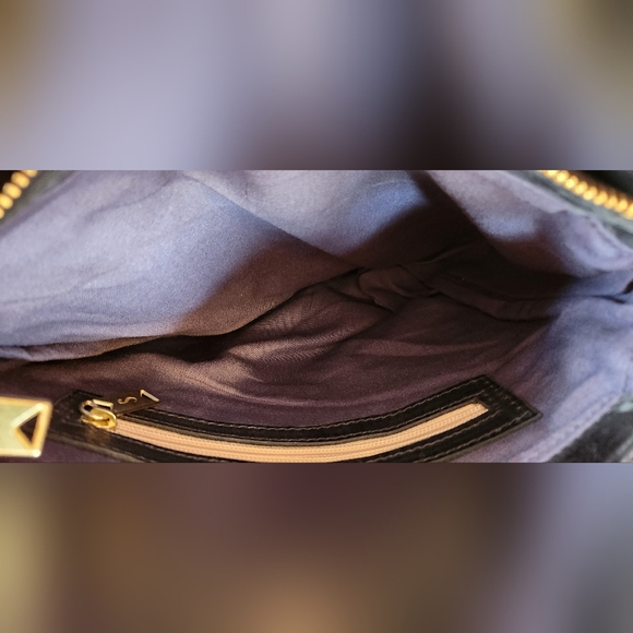 Sseko Vintage Leather Satchel Black Handbag Boho - Picture 11 of 11